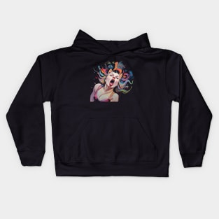 Cat girl MEOW! Kids Hoodie